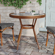 Flash Furniture SDA-AD641012-80 Lourdes Bistro Table, 200 lb. Capacity - photo 2