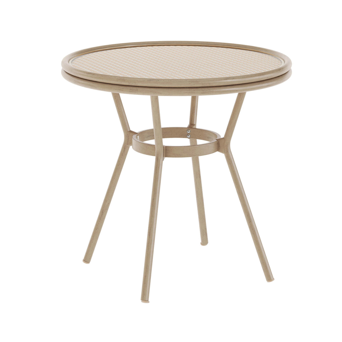 Flash Furniture SDA-AD641012-80 Lourdes Bistro Table, 200 lb. Capacity - SDA-AD641012-80-NATWH-LTNAT-GG