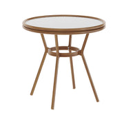 Flash Furniture SDA-AD641012-80 Lourdes Bistro Table, 200 lb. Capacity - SDA-AD641012-80-WHGY-NAT-GG