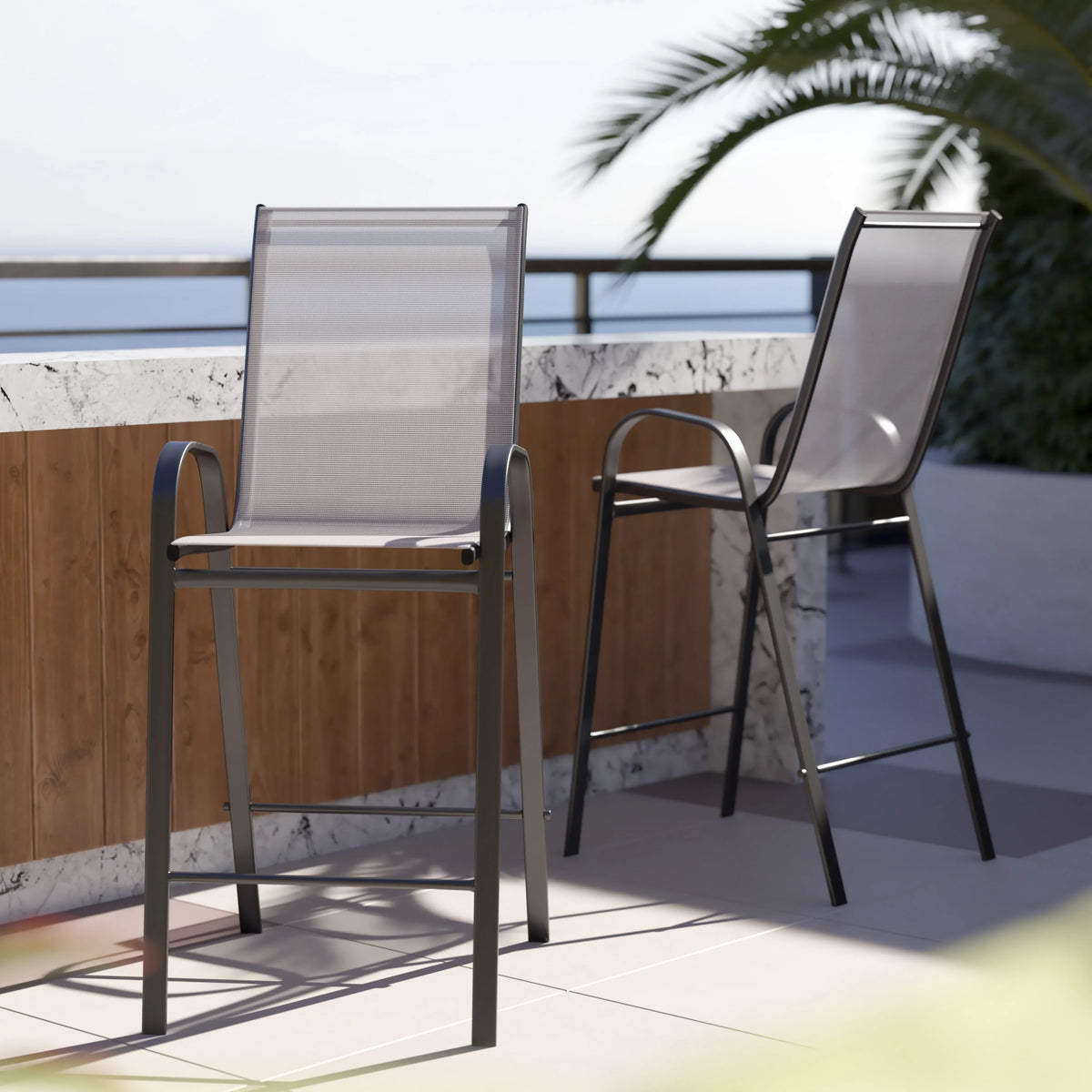 Flash Furniture 2-JJ-092H Bar Stool, 22" Wide, 2/Set - photo 3
