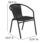 Flash Furniture 2-TLH-037 Chair, 21 3/4" Wide, 2/Case - photo 6