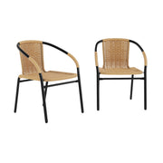 Flash Furniture 2-TLH-037 Chair, 21 3/4" Wide, 2/Case - Beige