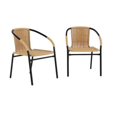 Flash Furniture 2-TLH-037 Chair, 21 3/4" Wide, 2/Case - Beige
