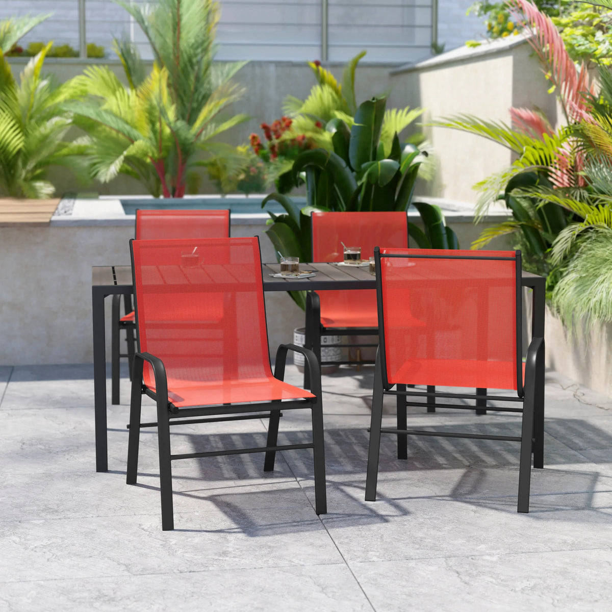 Flash Furniture 4-JJ-303C-NV-GG Chair, 21 1/4" Wide, 4/Case - photo 3