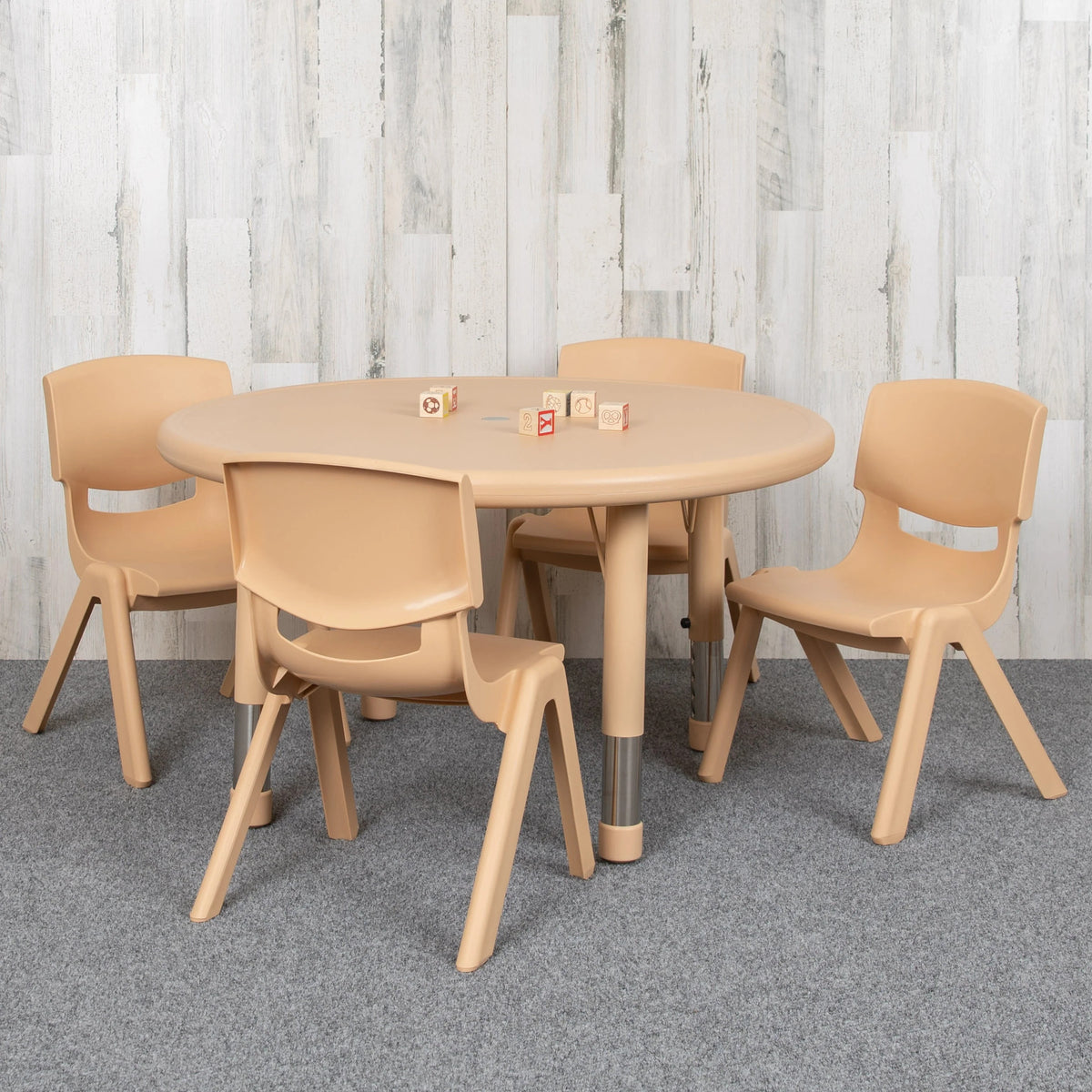 Flash Furniture YU-YCX-0073-2-ROUND-TBL Activity Table, 33" Diameter - photo 2