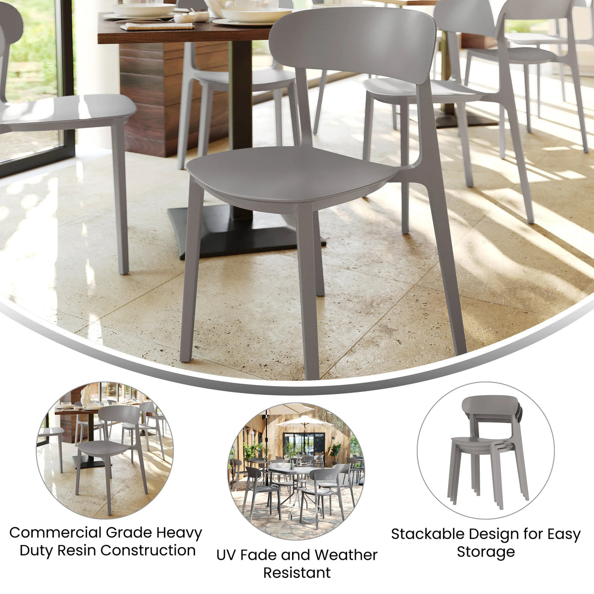 Flash Furniture DHF-340-APP Dover Chair, 19" Wide - photo 2