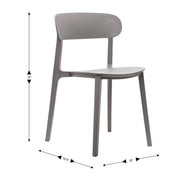 Flash Furniture DHF-340-APP Dover Chair, 19" Wide - photo 3