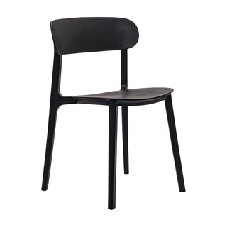 Flash Furniture DHF-340-APP Dover Chair, 19" Wide - Black