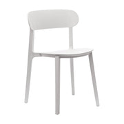 Flash Furniture DHF-340-APP Dover Chair, 19" Wide - White