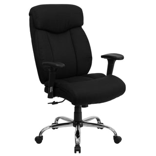 Flash Furniture GO-1235-BK Office Chair, 29" Wide, Black - Big and Tall Chairs