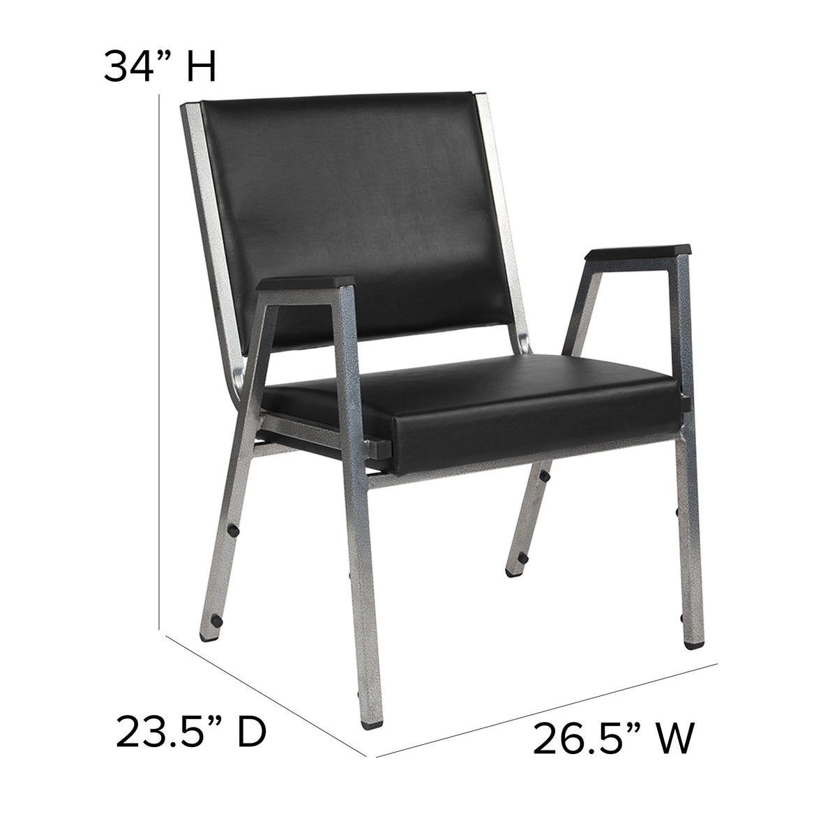 Flash Furniture XU-DG Chair, 26 1/2" Wide, Black - photo 8