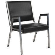 Flash Furniture XU-DG Chair, 26 1/2" Wide, Black - Arm Chair Contemporary Solid Back