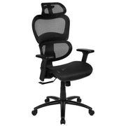 Flash Furniture H-LC-1388F-1K Office Chair, 28" Wide - Black