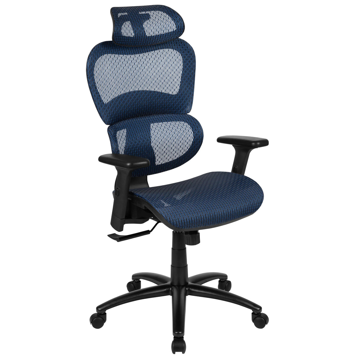 Flash Furniture H-LC-1388F-1K Office Chair, 28" Wide - Blue