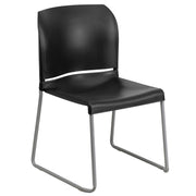 Flash Furniture RUT-238A Chair, 19 1/2" Wide - RUT-238A-BK-GG
