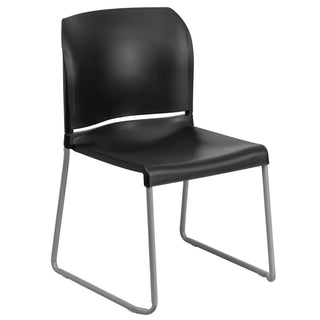 Flash Furniture RUT-238A Chair, 19 1/2" Wide - RUT-238A-BK-GG