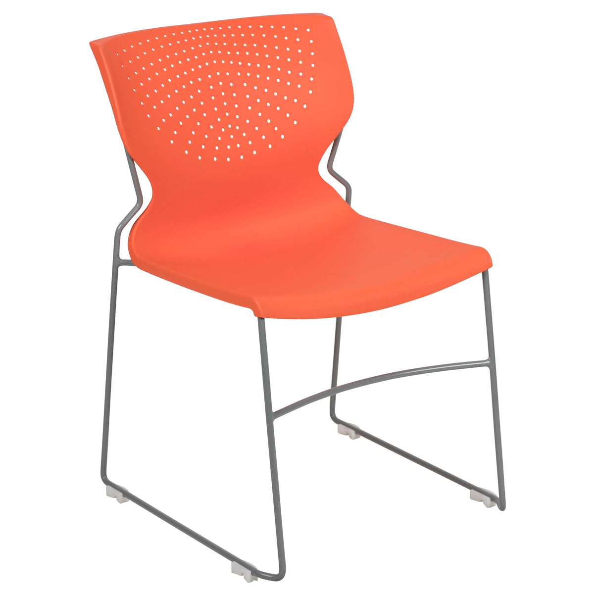 Flash Furniture RUT-438 Chair, 19 1/2" Wide - Orange