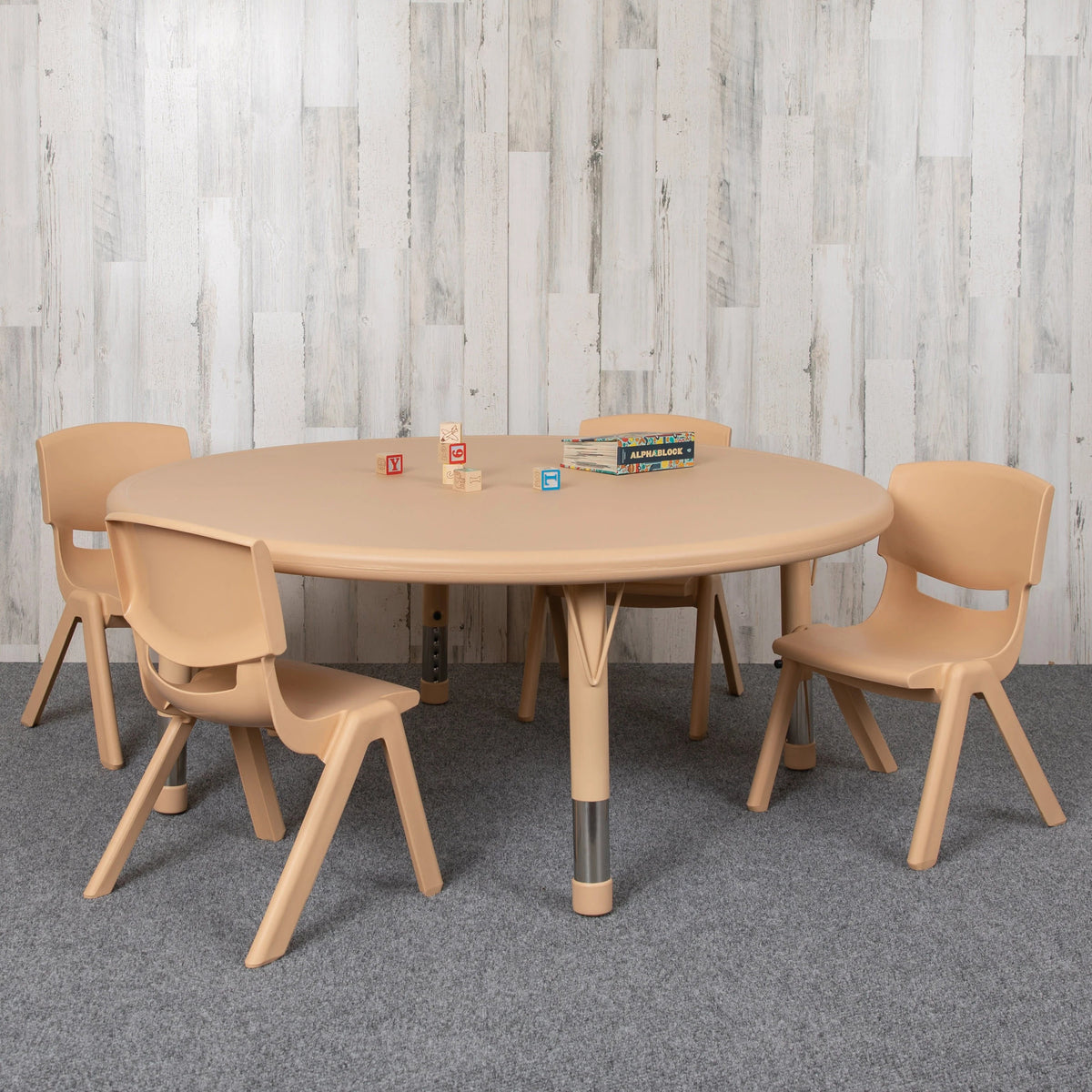 Flash Furniture YU-YCX-0053-2-ROUND-TBL Table, 45" Diameter - photo 6