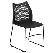 Flash Furniture RUT-498A Chair, 18 1/4" Wide - Black Black