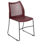 Flash Furniture RUT-498A Chair, 18 1/4" Wide - Burgundy Black
