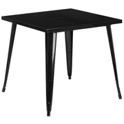Flash Furniture Table, Black - 31 3/4"