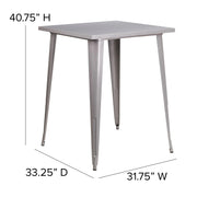 Flash Furniture CH-51040-40 Table, 33 1/4" x 33 1/4" - photo 6