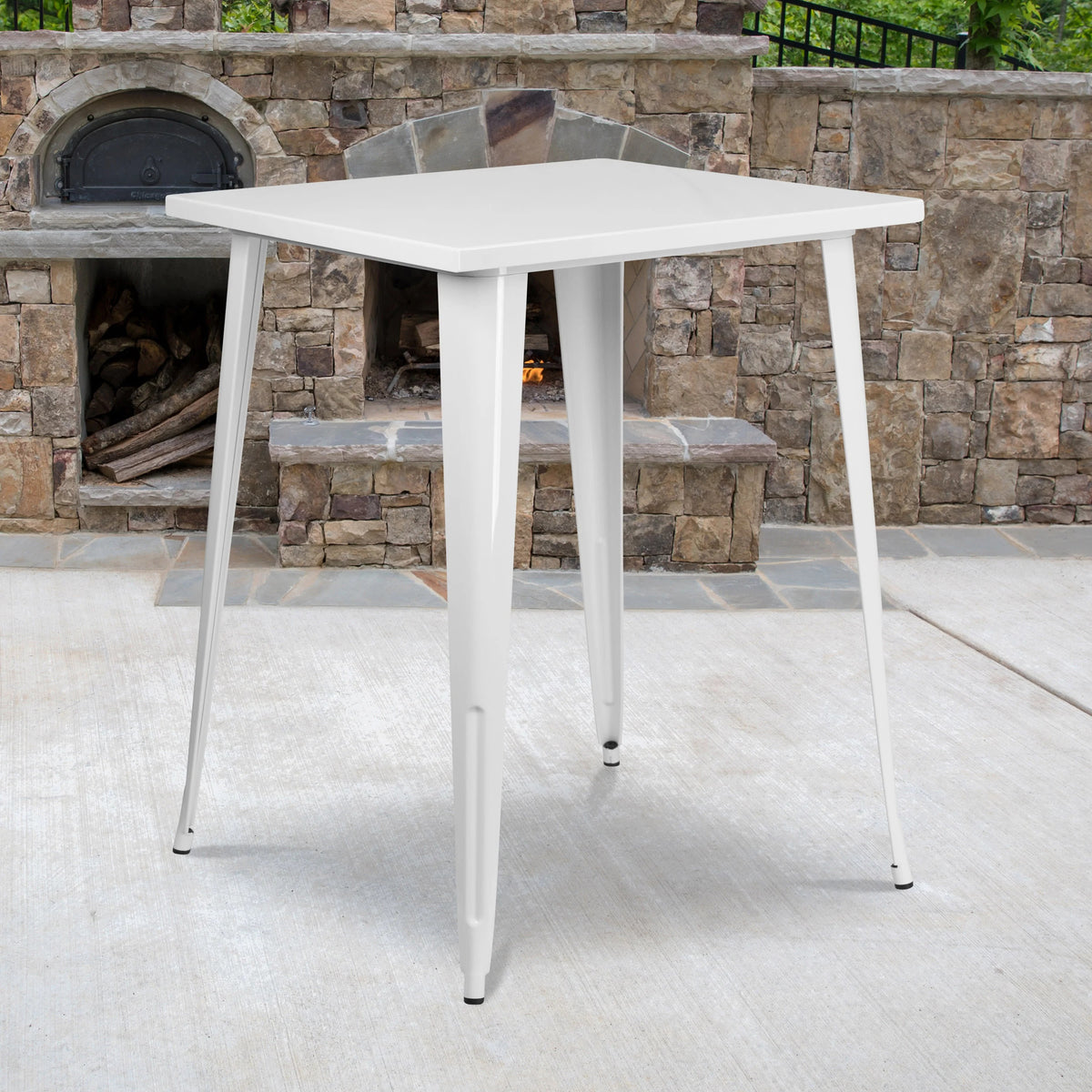 Flash Furniture CH-51040-40-BQ-GG Table, 40 3/4" High, Black - photo 3