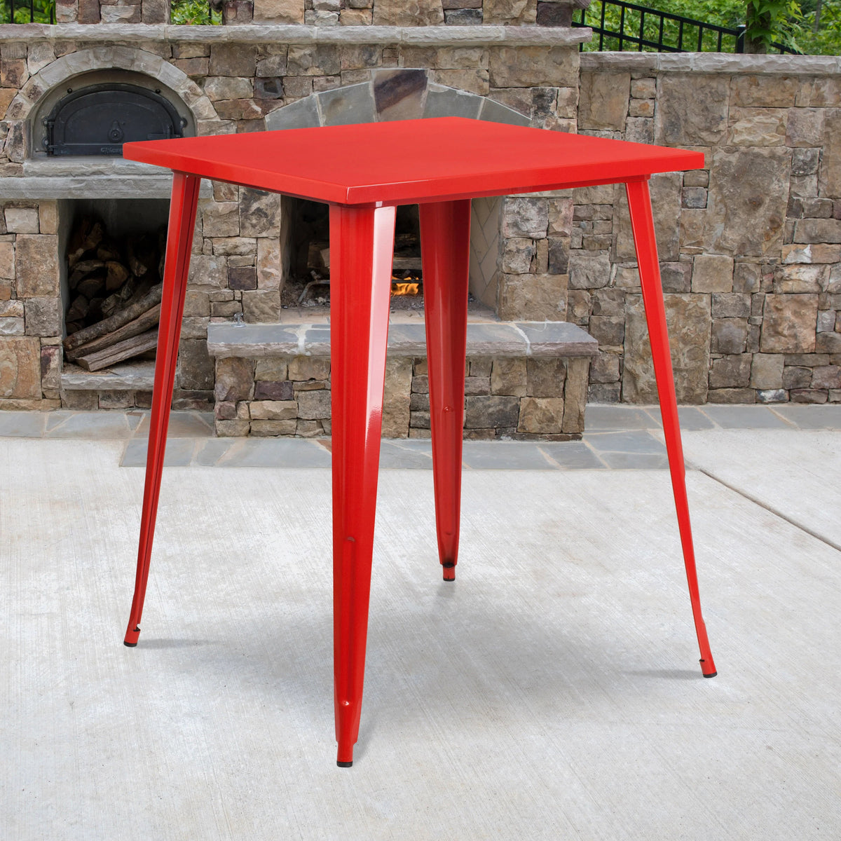 Flash Furniture CH-51040-40-BQ-GG Table, 40 3/4" High, Black - photo 9