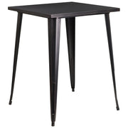 Flash Furniture CH-51040-40-BQ-GG Table, 40 3/4" High, Black - Default Title