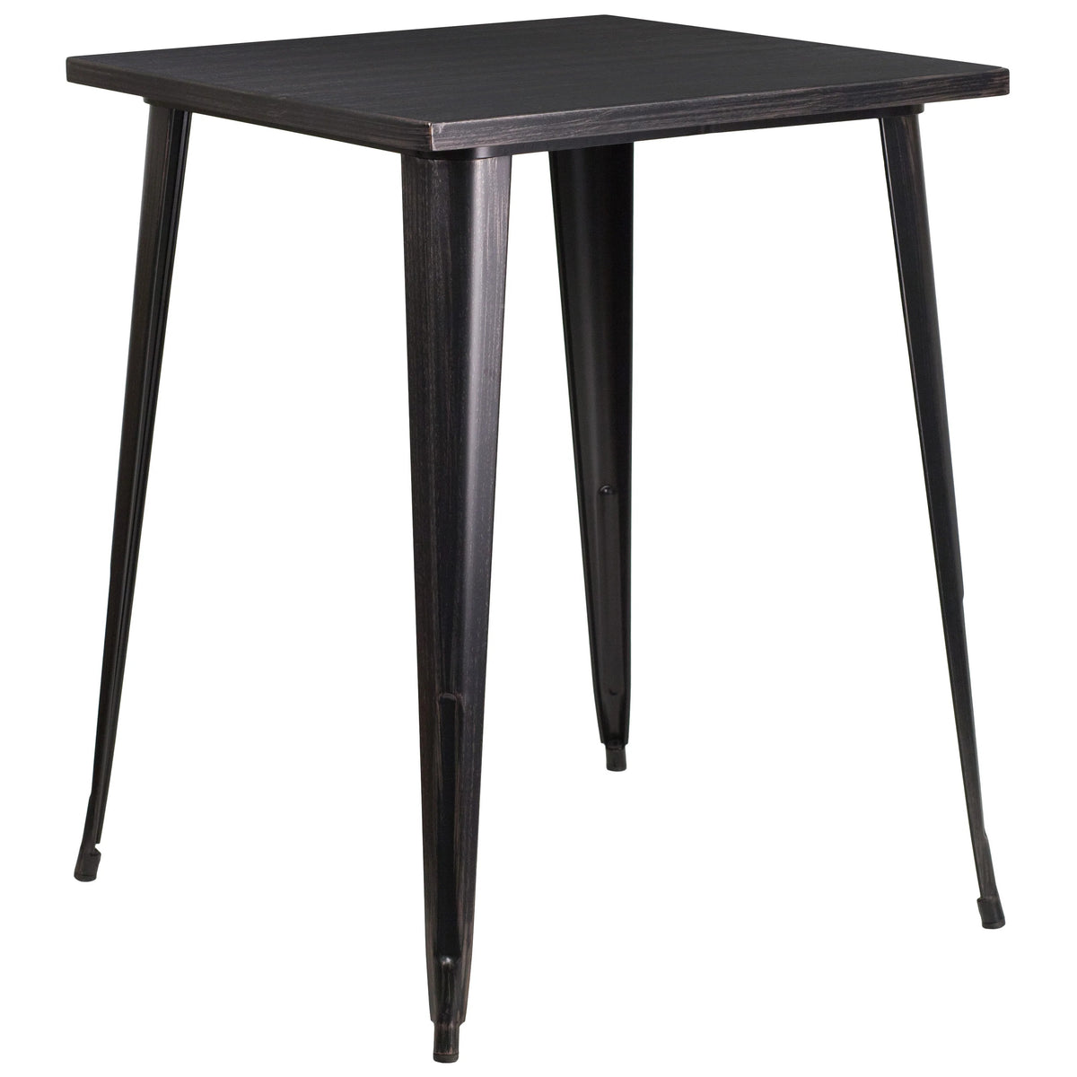 Flash Furniture CH-51040-40-BQ-GG Table, 40 3/4" High, Black - Default Title