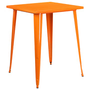Flash Furniture CH-51040-40 Table, 33 1/4" x 33 1/4" - Orange