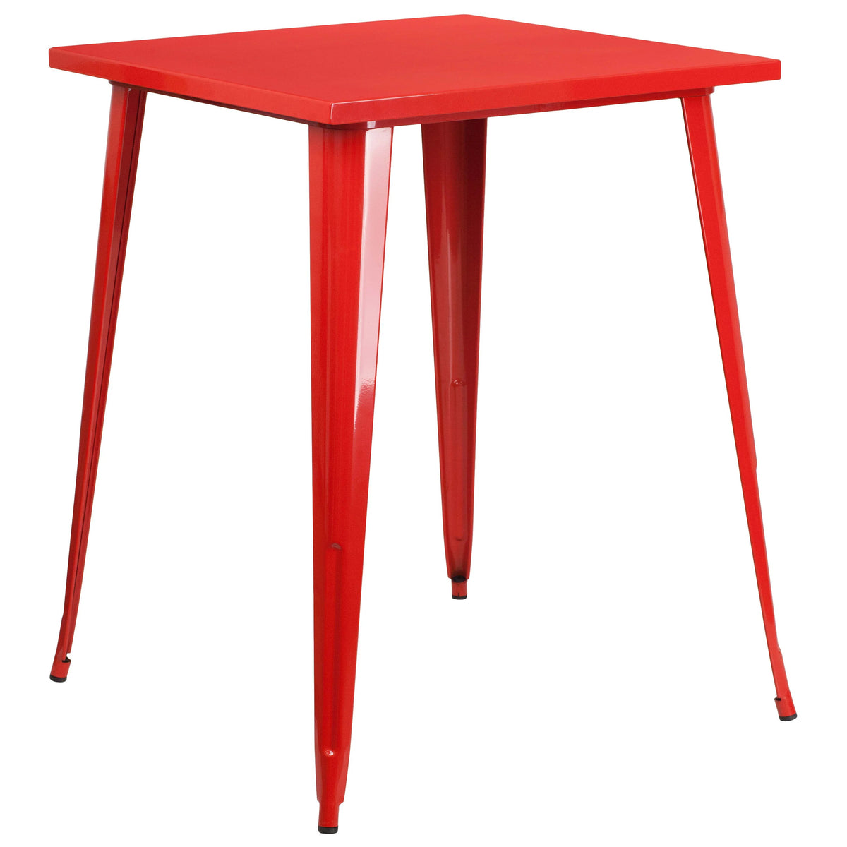 Flash Furniture CH-51040-40 Table, 33 1/4" x 33 1/4" - Red