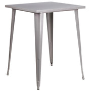 Flash Furniture CH-51040-40 Table, 33 1/4" x 33 1/4" - Silver