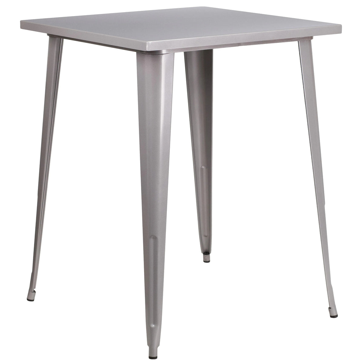 Flash Furniture CH-51040-40 Table, 33 1/4" x 33 1/4" - Silver