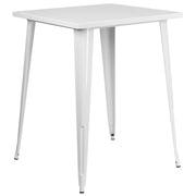 Flash Furniture CH-51040-40 Table, 33 1/4" x 33 1/4" - White