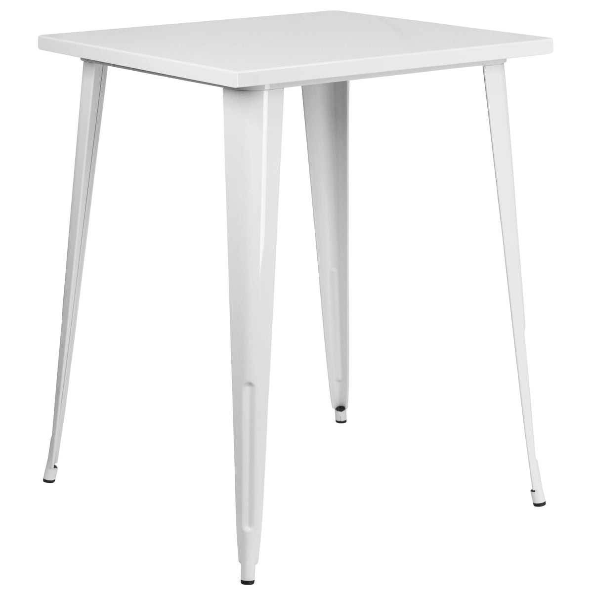 Flash Furniture CH-51040-40 Table, 33 1/4" x 33 1/4" - White