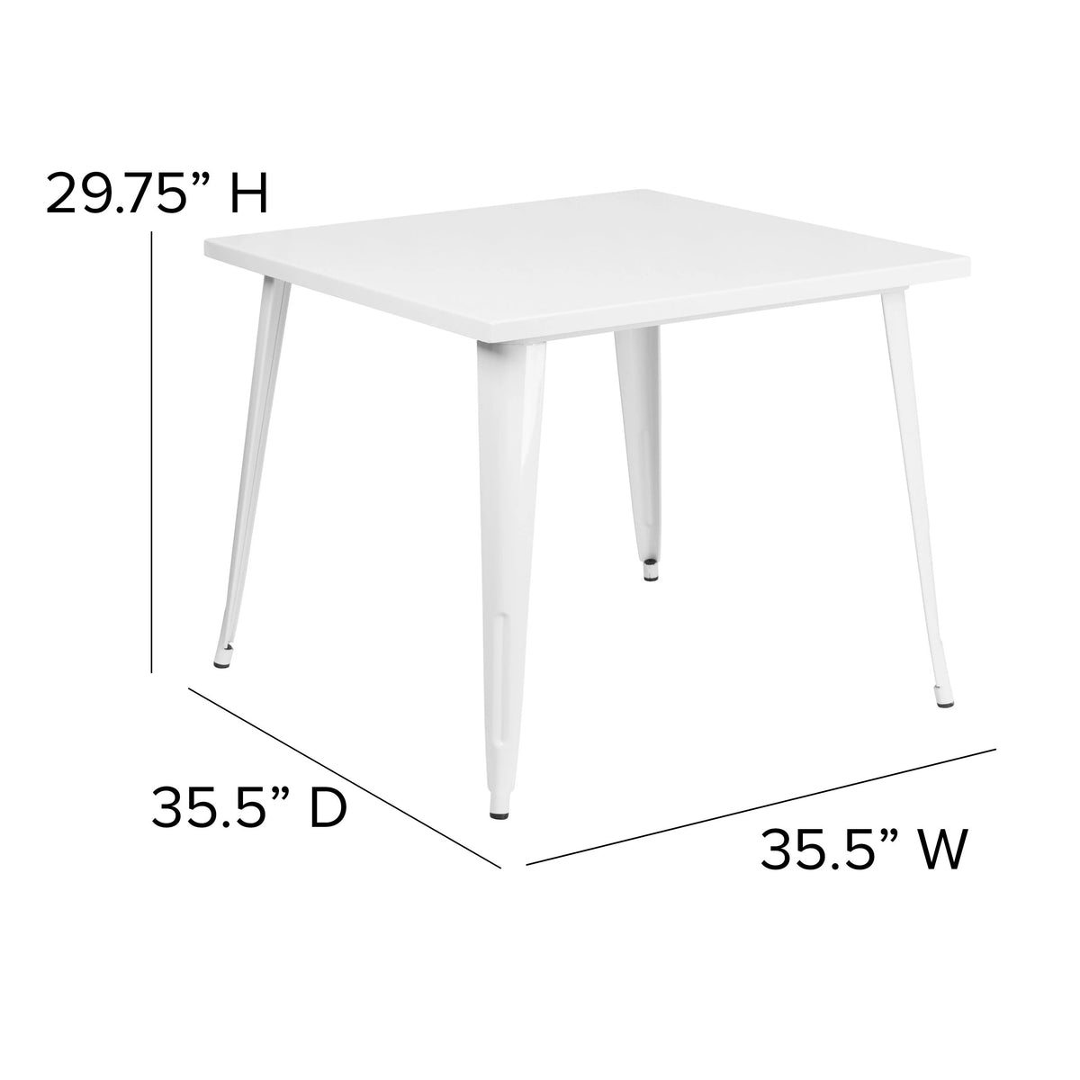 Flash Furniture Table, Black - photo 7