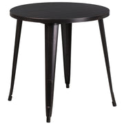 Flash Furniture CH-51090-29-BQ-GG Table, 29 1/2" High, Black - Default Title