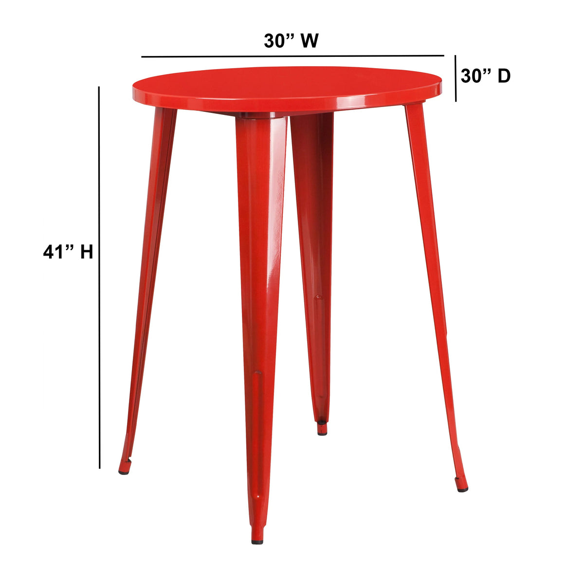 Flash Furniture CH-51090-40 Table, 30" Diameter - photo 5
