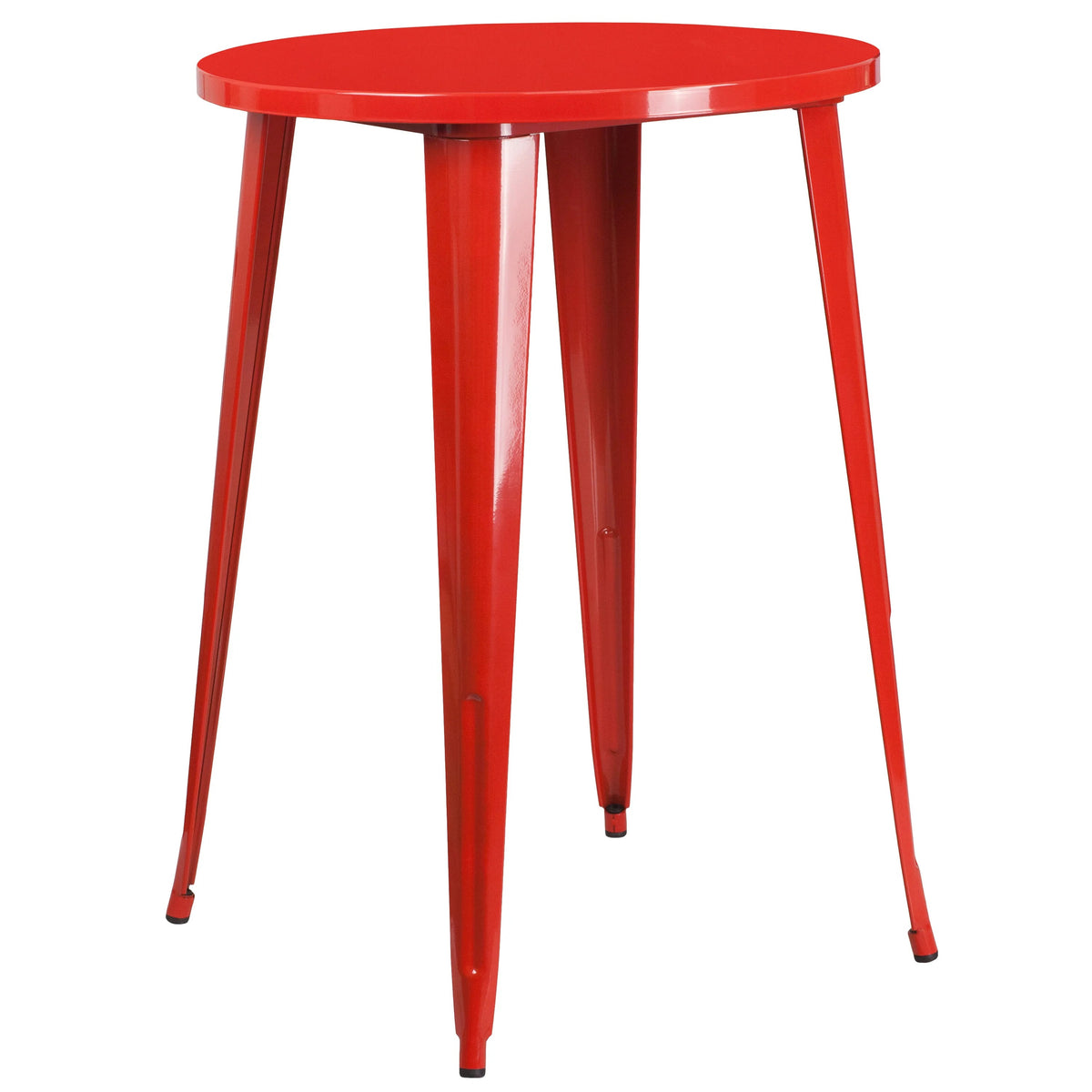 Flash Furniture CH-51090-40 Table, 30" Diameter - Red