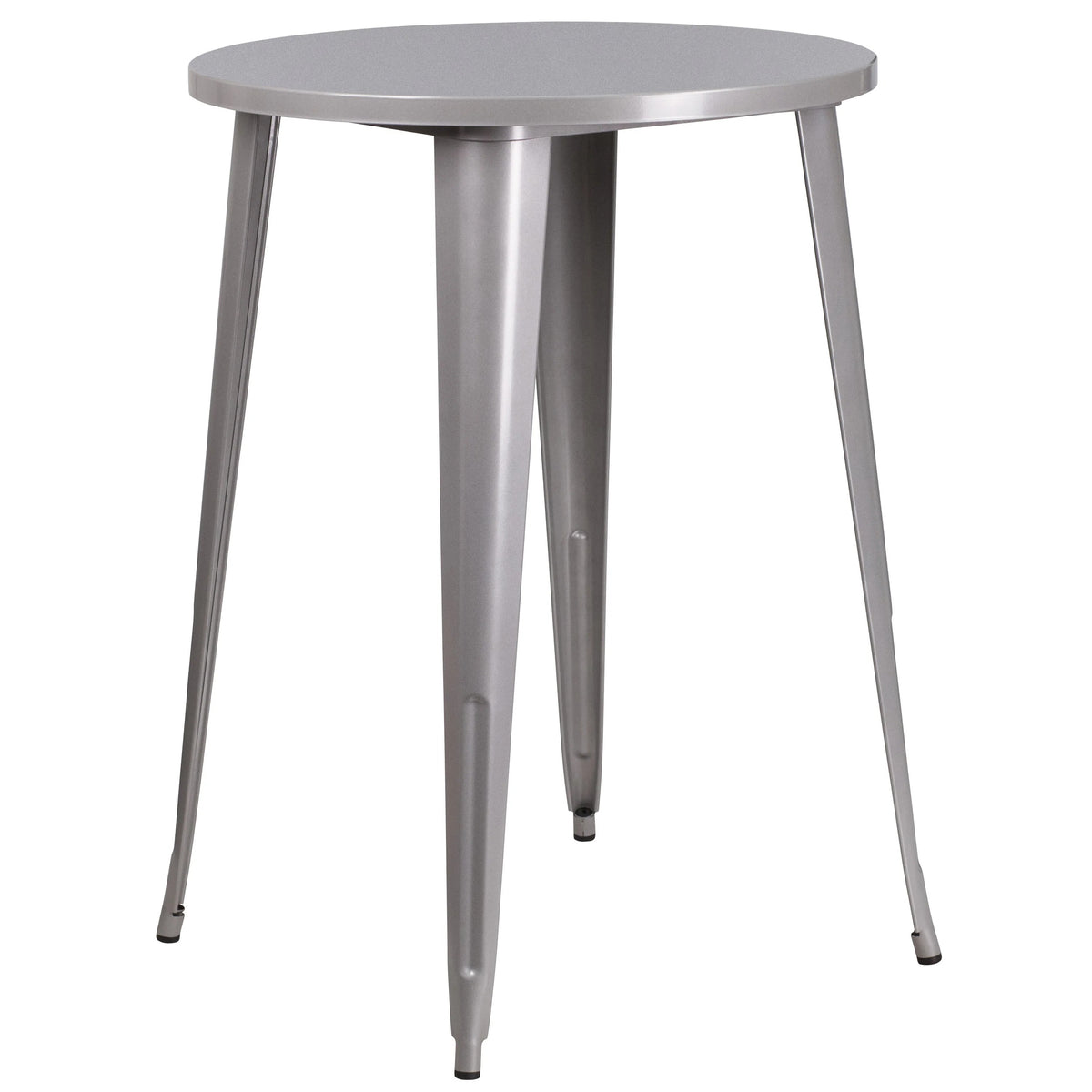 Flash Furniture CH-51090-40 Table, 30" Diameter - Silver