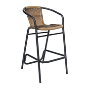 Flash Furniture SDA-AD632032R Lila Bar Stool, 22" Wide - Medium Brown