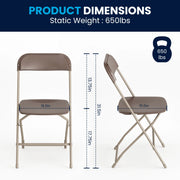 Flash Furniture LE-L-3 Folding Chair, 17 1/2" Wide - photo 2