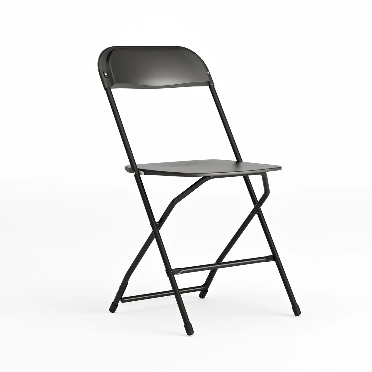 Flash Furniture LE-L-3 Folding Chair, 17 1/2" Wide - Black
