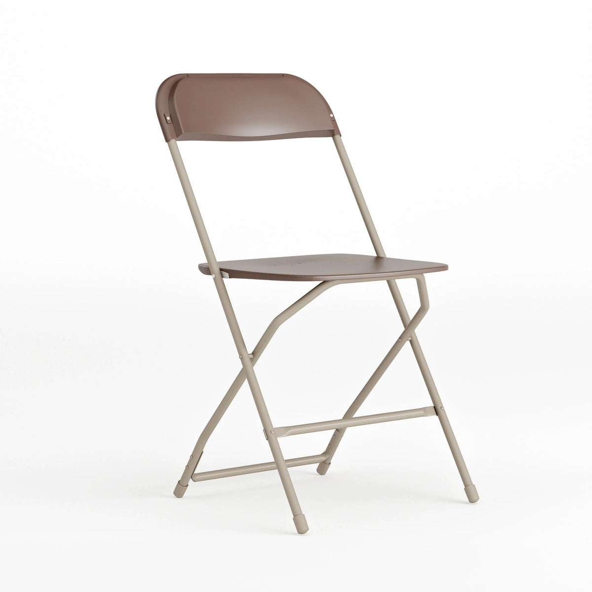 Flash Furniture LE-L-3 Folding Chair, 17 1/2" Wide - Brown