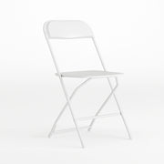 Flash Furniture LE-L-3 Folding Chair, 17 1/2" Wide - White