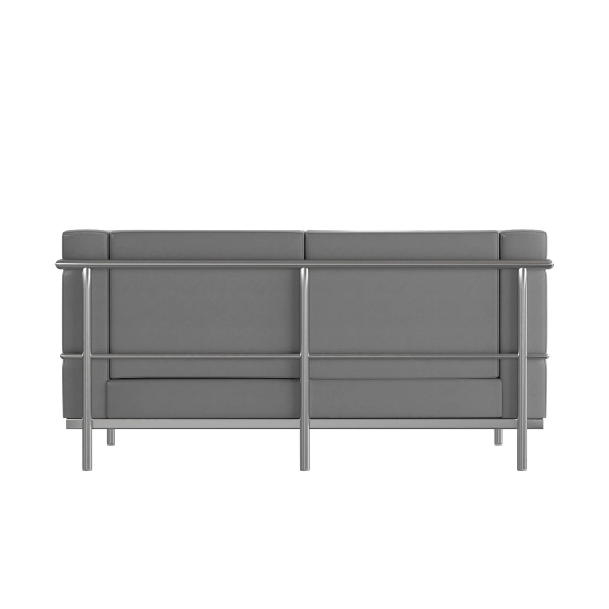 Flash Furniture ZB-REGAL-810-2-LS-GY-GG Loveseat, 57" Wide, Gray - photo 8