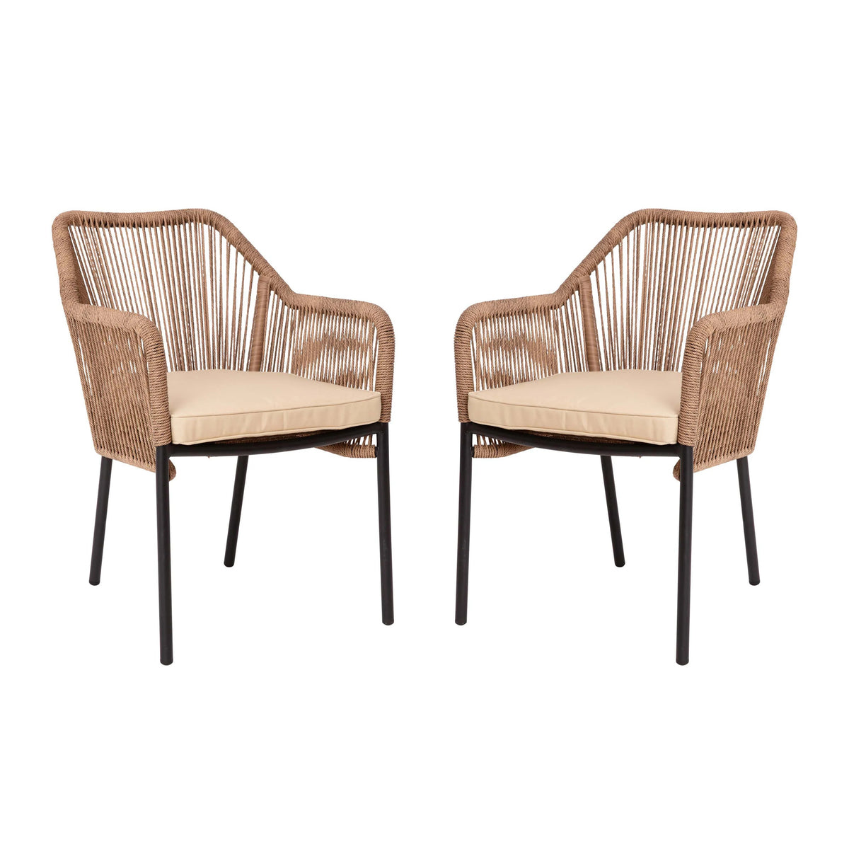 Flash Furniture SDA-AD892006 Chair, 22" Wide, 2/Set - Beige