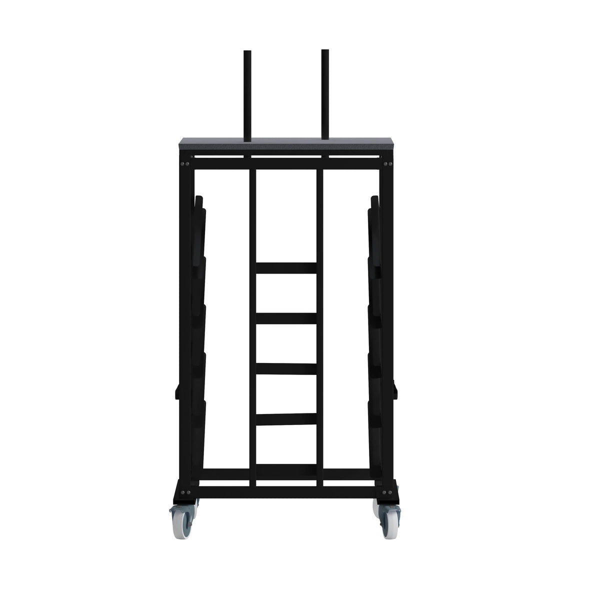 Flash Furniture Powder Coated Steel Table Dolly, 10 Tables, Black - photo 6