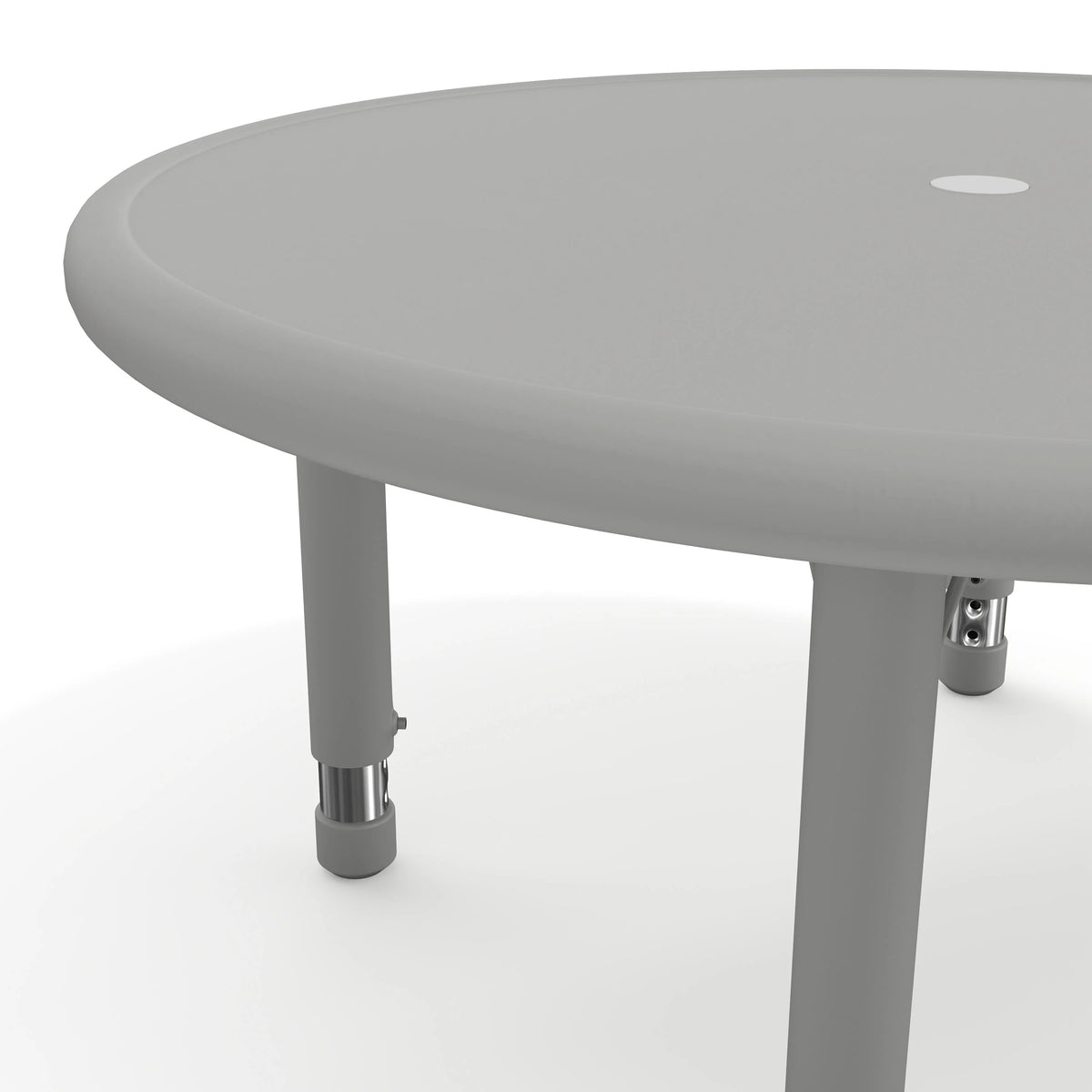 Flash Furniture YU-YCX-007-2-ROUND-TBL Plastic Table, 220 lb. Capacity - photo 5